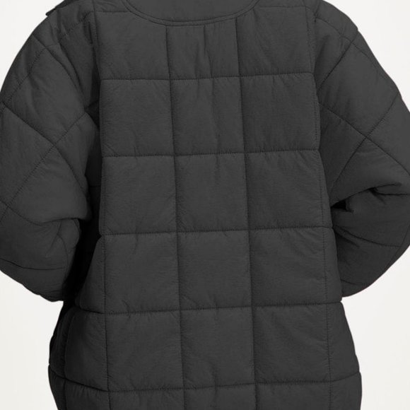 Zip Up Collared Neck Long Sleeve Jacket - Picture 2 of 16